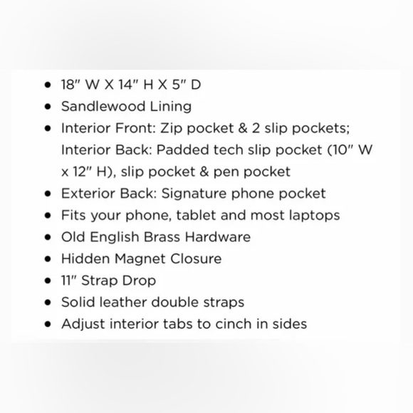 HOBO INTERNATIONAL “KINGSTON” XL leather tote - Picture 10 of 11